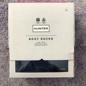 Hunter Boot socks. Never opened. Size large